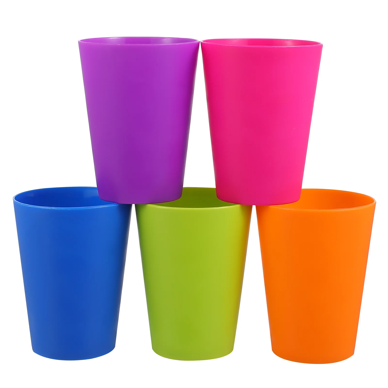 

Disposable Dinnerware Beer Cups Bright Colored Drinking Lightweight Plastic Child