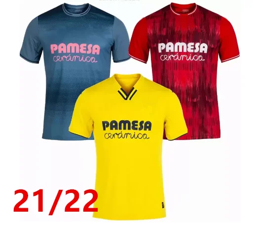 

2021 Villarreal CF S.CAZORLA Soccer Jerseys 21/22 Home GERARO CHUKWUEZE Away Soccer Shirt PACO ALCÁCER MOI GOMEZ 3rd Football un