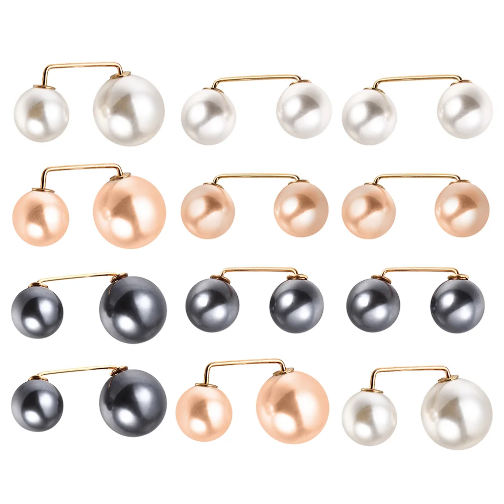 

Pearl Brooch Pin Clips Safety Dress Shawl Cinch Collar Clasp Duty Scarves Heavy Artificial Faux Clothing Dresses Brooches Women