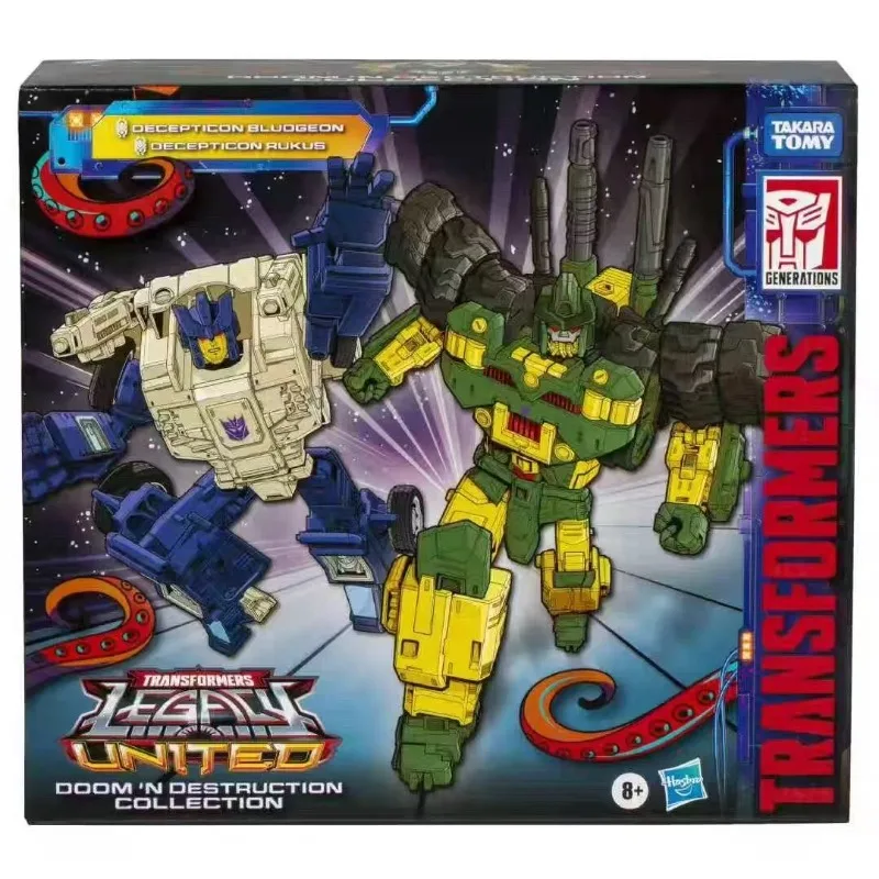 Фото Новинка в наличии: Коллекционная фигурка Hasbro Transformers Classic Toys Legacy United Decepticon Bludgeon Rukus, модель, игрушка, подарок №3
