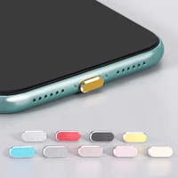 1pc metal dust plug for apple iphone 13 12 11 pro max smartphone cell phones charging port dust plug mobile phone accessories