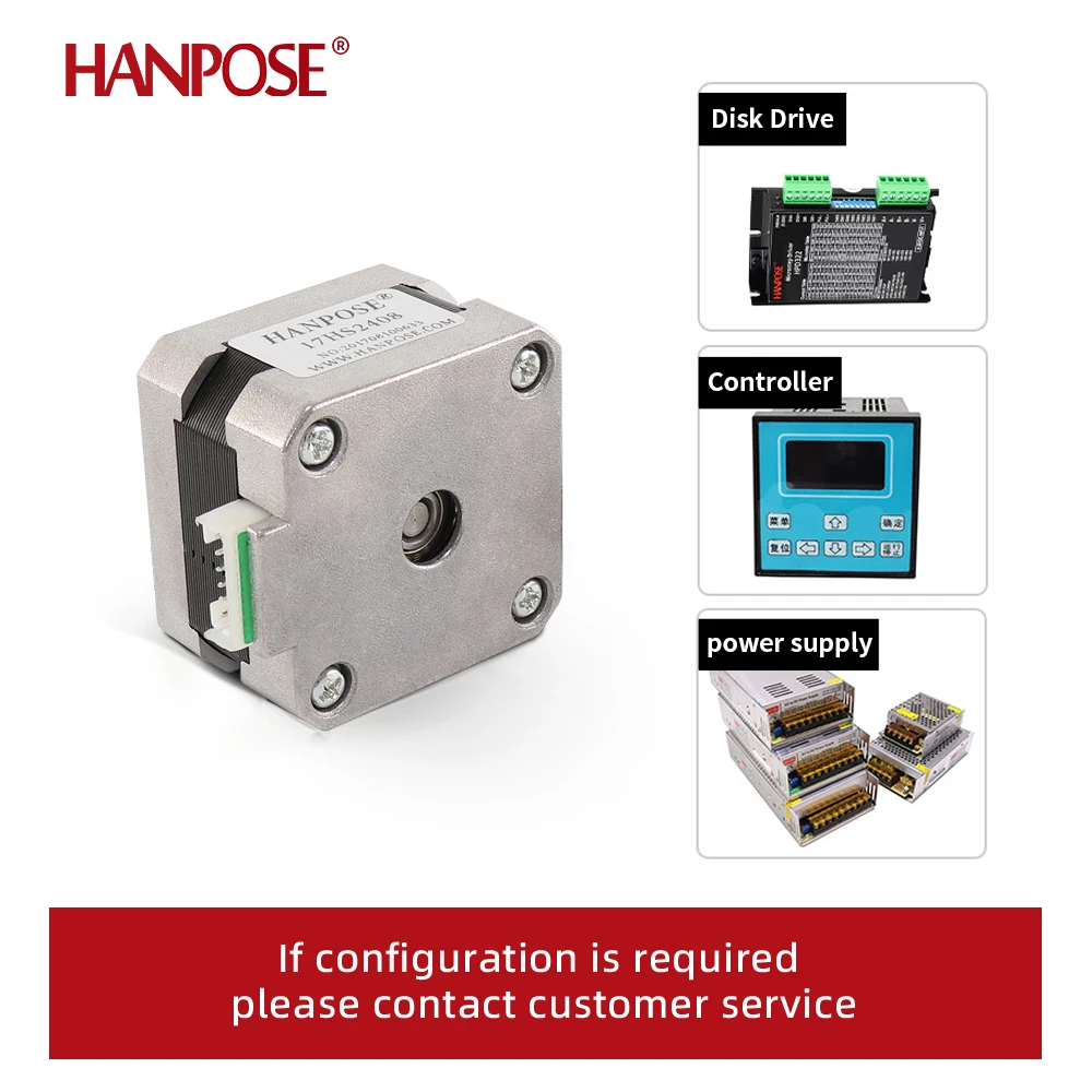 1 шт. 17HS2408 0 6A 12N.CM 4-выводной шаговый двигатель Nema17 42 42BYGH CE ROSH ISO с ЧПУ лазерная