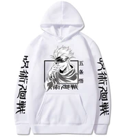 jujutsu kaisen hoodie hip hop anime pullover top loose long sleeve autumn unisex anime hoodies