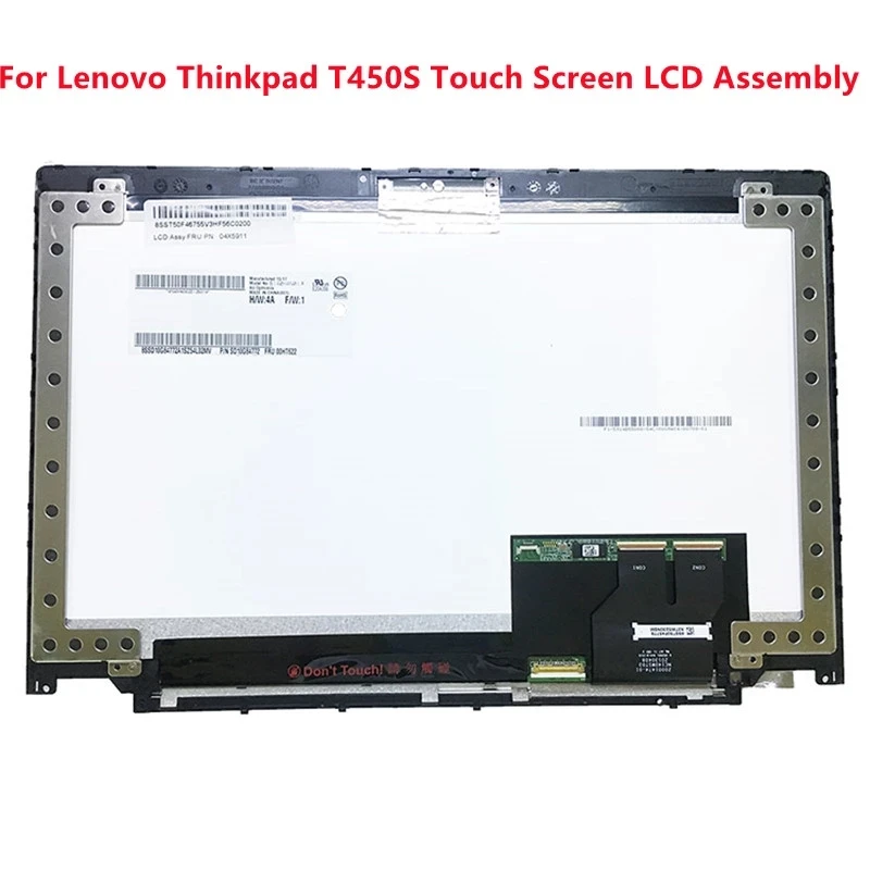 

T450s LCD Screen Display B140HAN01.3 00HT622 04X5911 01LW065 04X5910 For Lenovo Thinkpad T450s Touch Screen Digitizer Assembly