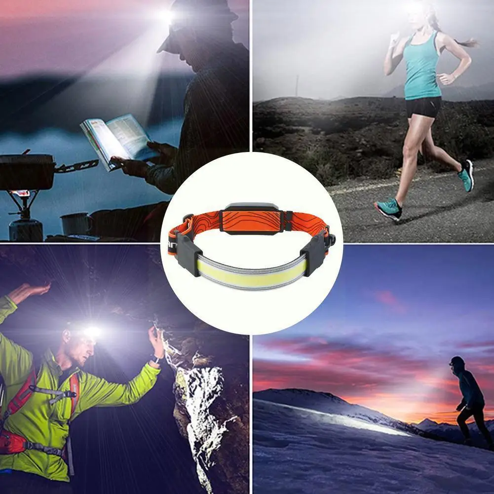 

Torch Led Cob Lamp Waterproof Strip Work Light Outdoor Light Night Cycling Running Rechargeable Equipment Ligh R3n7
