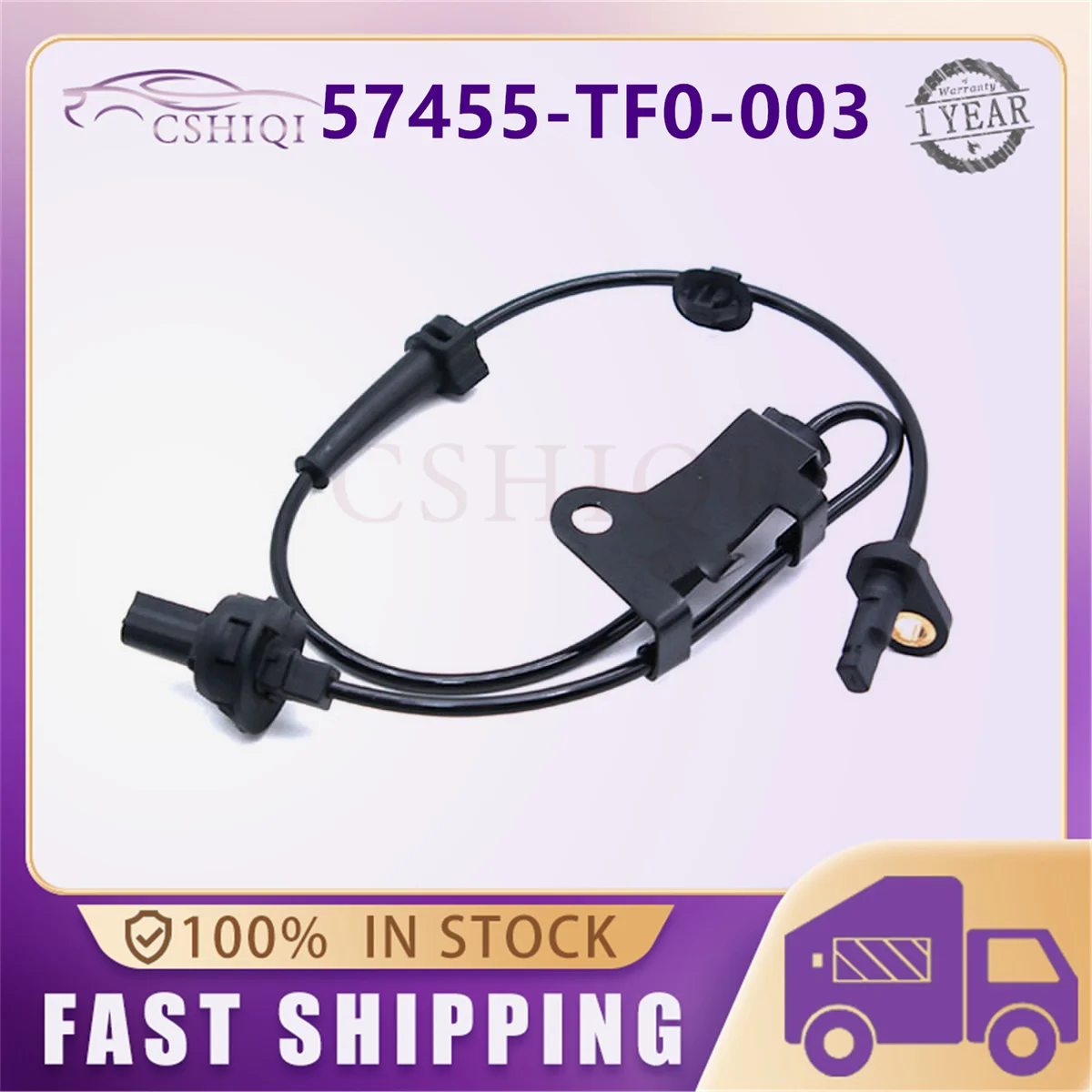 Фото Датчик ABS переднего левого колеса 57455-TF0-003 для Honda CR-Z, Jazz, City, Fit 1.2L, 57455TF0003, 57450-TF0-013, Автозапчасти №2