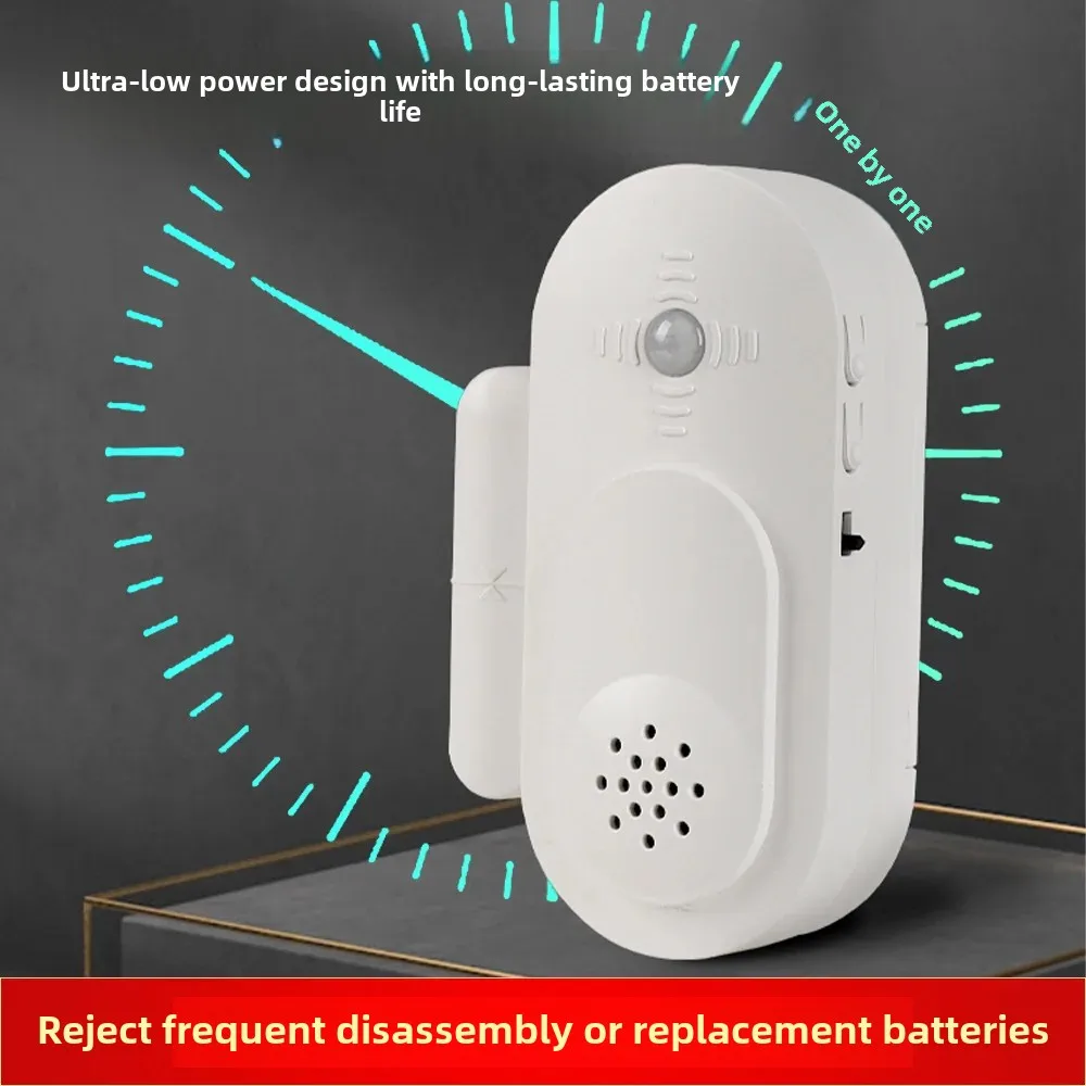 Smart Voice Prompt Keyless Lock Window Gas Reminder Content Customizable Door Magnet PIR Outdoor Device From China