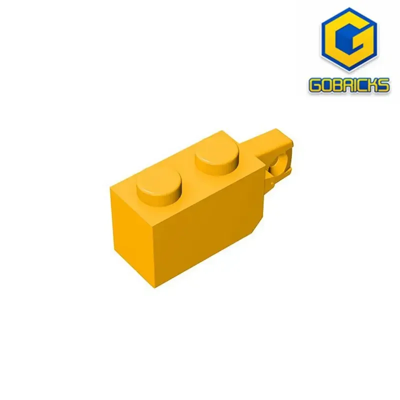 

Gobrick Строительная петля, кирпич 1x2, блокировка с вертикальным концом пальца, совместимая с lego 30364 детских изделий «сделай сам»