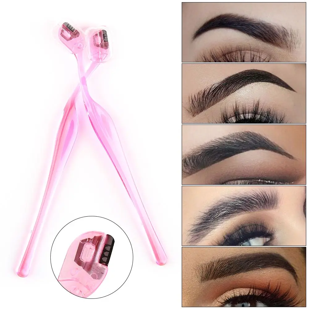 

2/4/6Pcs Portable Eyebrow Razor Knife Shaper Shaver Blade Face Makeup Hair Remover Trimmer