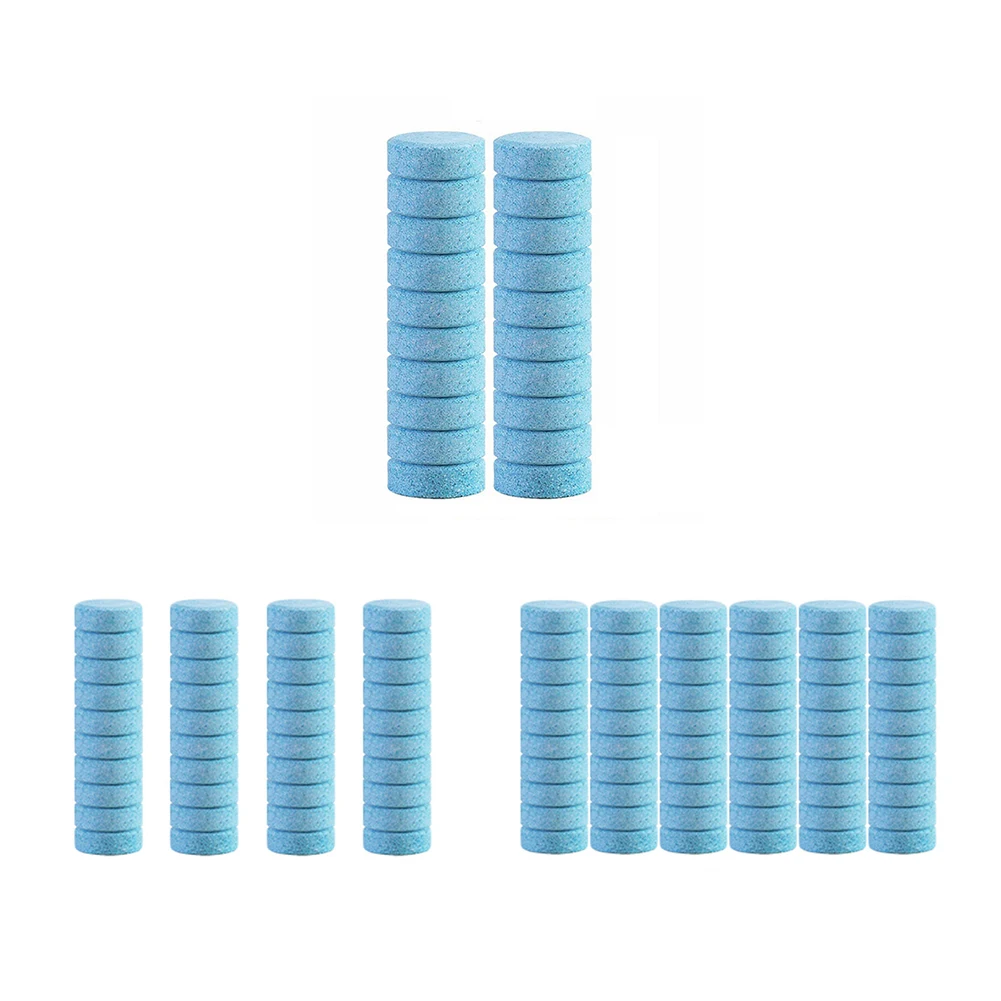 

20/40 pcs Car Windshield Glass Solid Cleaner Windscreen Wiper Effervescent Tablets Window Toilet Cleaning Car Accessories