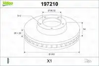 

197210 для зеркала с 10 тормозными дисками