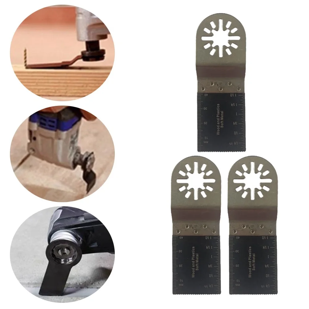 

1/3PC 34mm Universal Oscillating Multi Tool Saw Blade For Metal Wood Cutting Multipurpose Metal Cutting Saw Blade DIY Power Tool