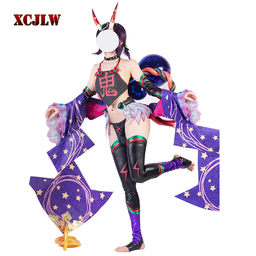 

XCJLW Fate Grand Order Shuten Douji Cosplay Halloween Costume Zombie Women Sexy Ghost Clothing Lingerie Christmas Party