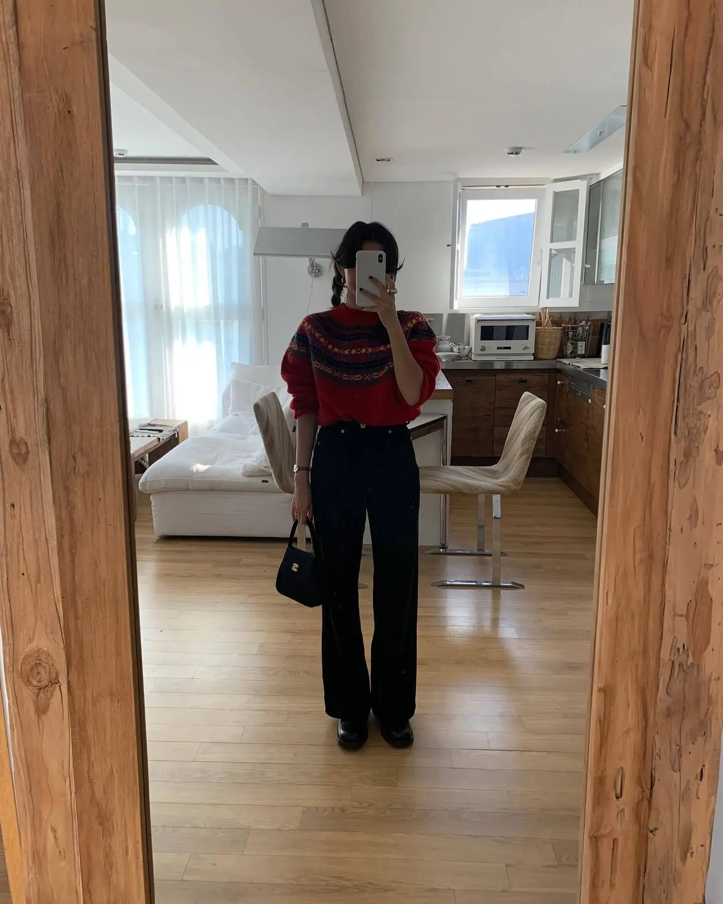 Женский вязаный свитер Nordic Fair Island