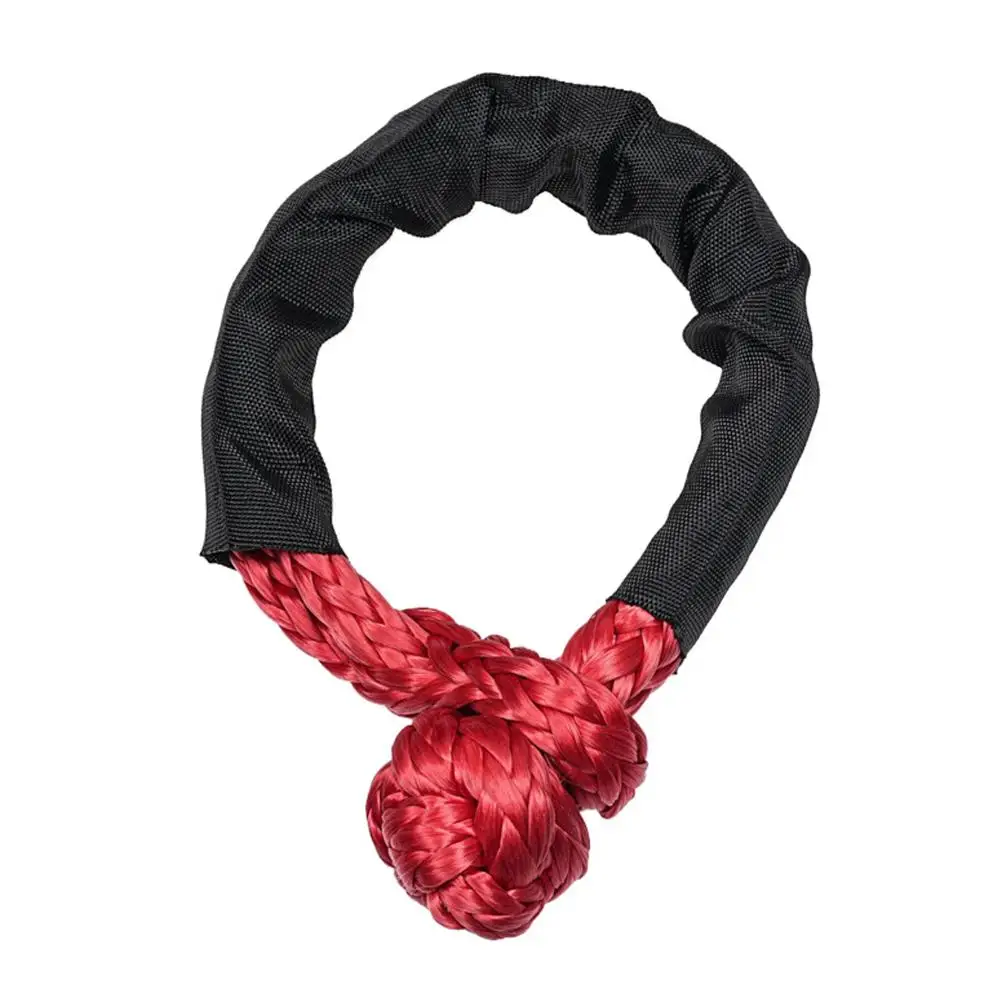 

Комплект Синтетических Буксировочных Тросов 55000 Фунтов С Мягкими И Прочными Шаклами И Защитными Чехлами Для Эвакуации Грузо...