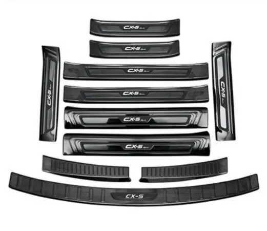 

Защита заднего бампера, Накладка на порог/задний порог, Стайлинг автомобиля для Mazda порог дверь CX5 2017 2018 2019 2020 2-го поколения