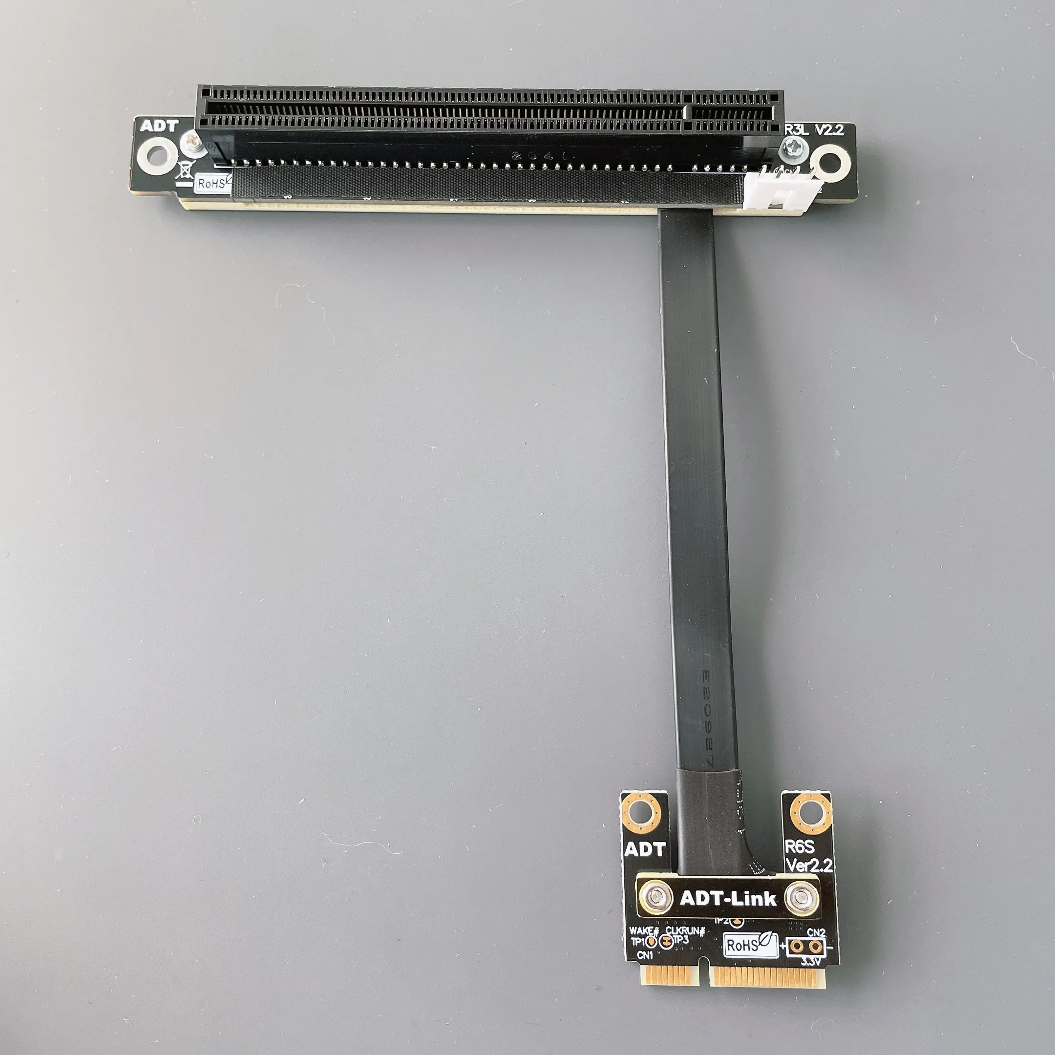 128Gbps Mini PCI-e mPCIe WAN WiFi To PCIe x16 PCI-E 16x Riser adapter Gen3.0 Mini-PCIe Ribbon cable pci e for WIFI card |