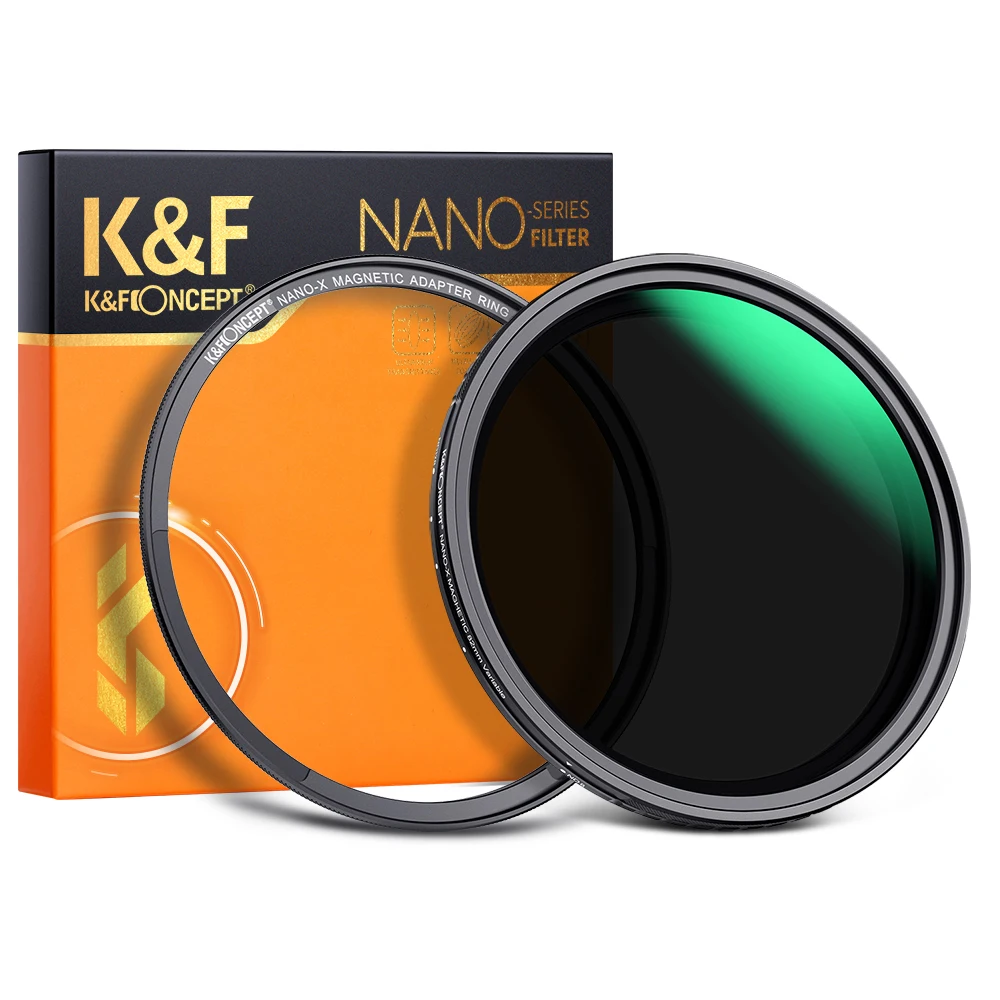 K & F Concept Магнитный регулируемый ND фильтр для объектива 49 мм-82 мм