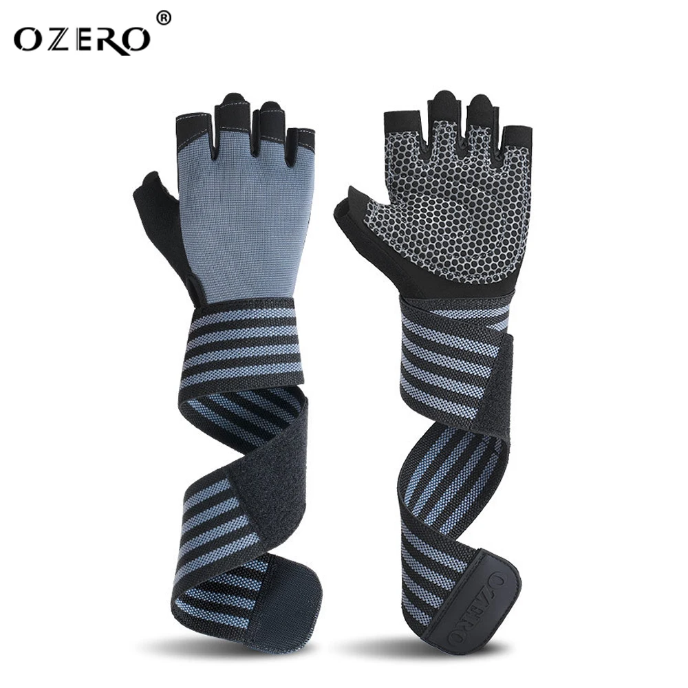 Перчатки OZERO для тяжелой атлетики спортивные перчатки тренажерного зала
