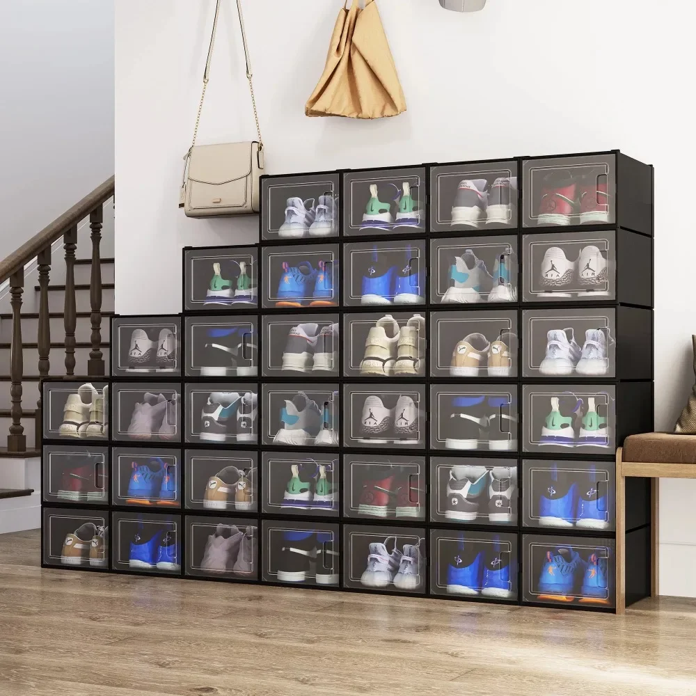 18 упаковок коробка для хранения обуви большой женский набор органайзеры