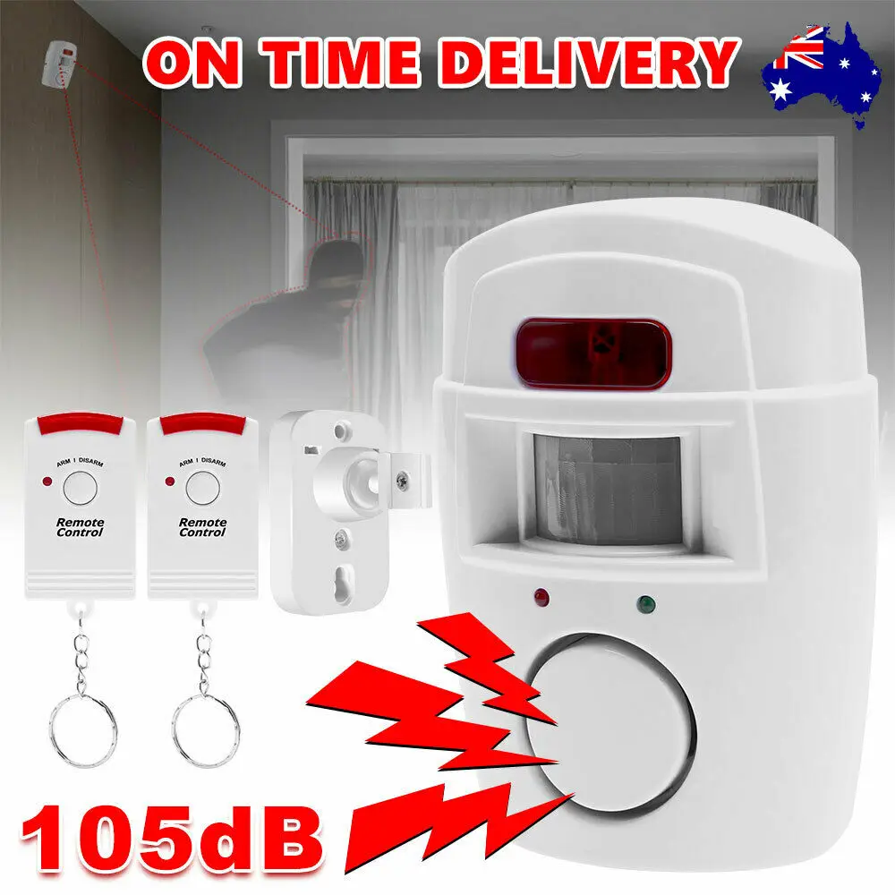 

Home Alarm system House Motion sensor alarm Security alarm Wireless PIR 105db