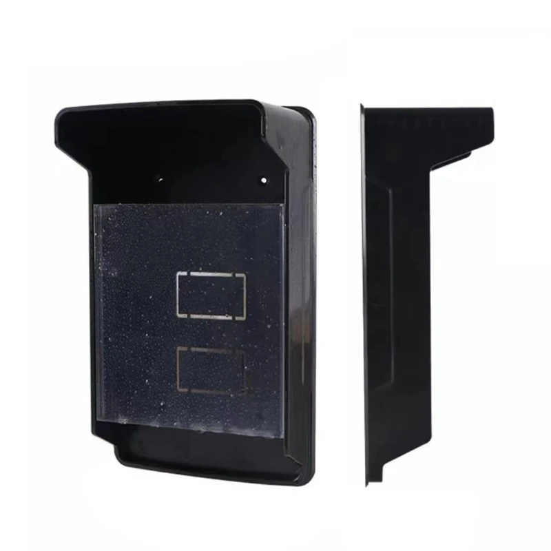 

Rain Cover Black Plastic Waterproof Rain Shield for Access Control Keypad