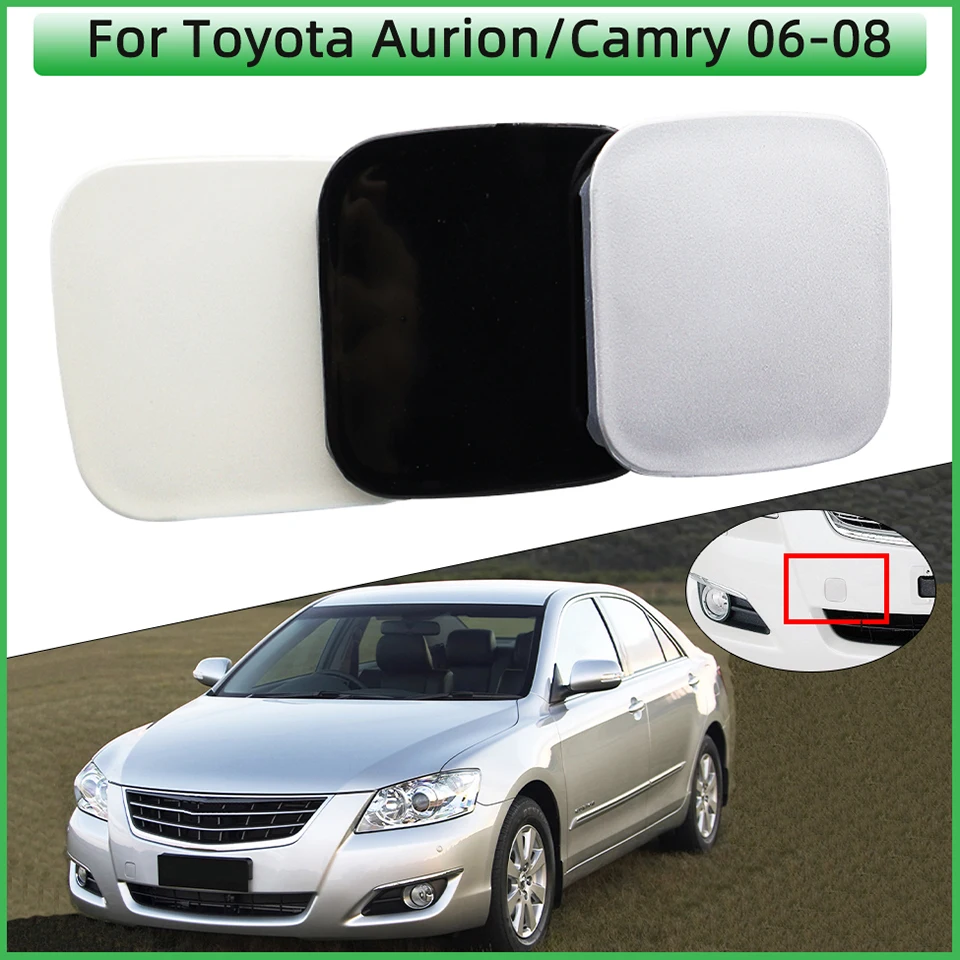 

Front Bumper Towing Hook Cover Cap For Toyota Camry Aurion 2006 2007 2008 Tow Hook Trailer Lid Hood Traction Trim