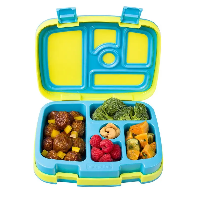 

® Kids Brights – Leak-Proof, 5-Compartment Bento-Style Kids Lunch Box – Ideal Portion Sizes for Ages 3 to 7 – BPA-Free, D