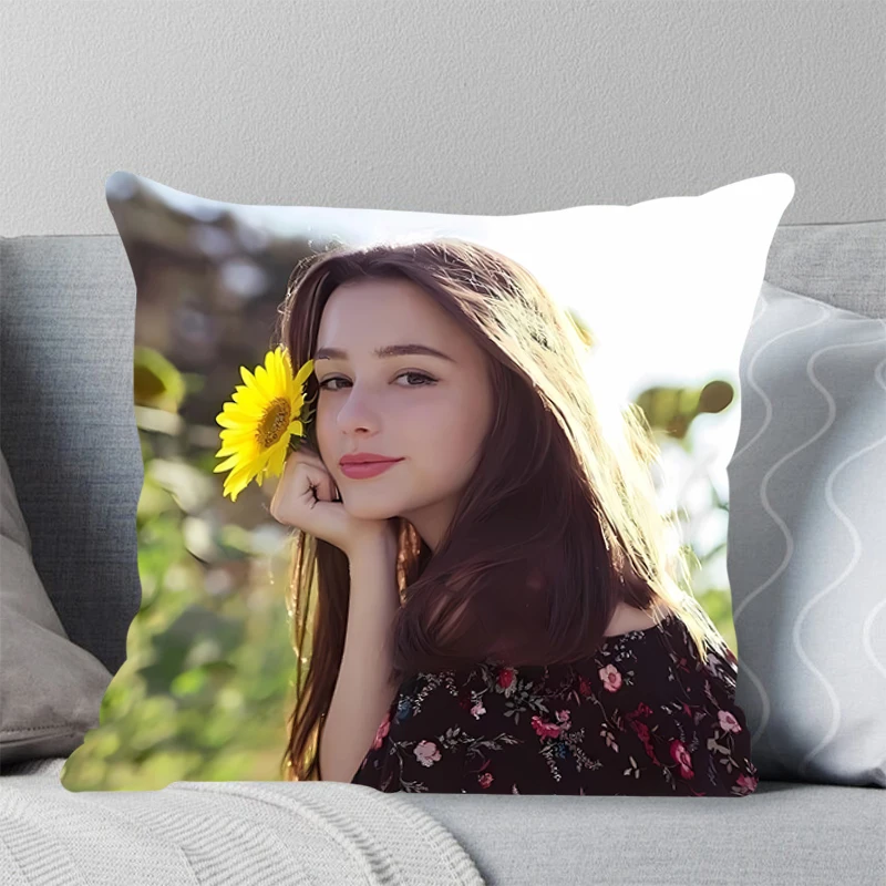 Квадратный Чехол Для Подушки Из Полиэстера Гостиной Автомобиля Ресторана Декор