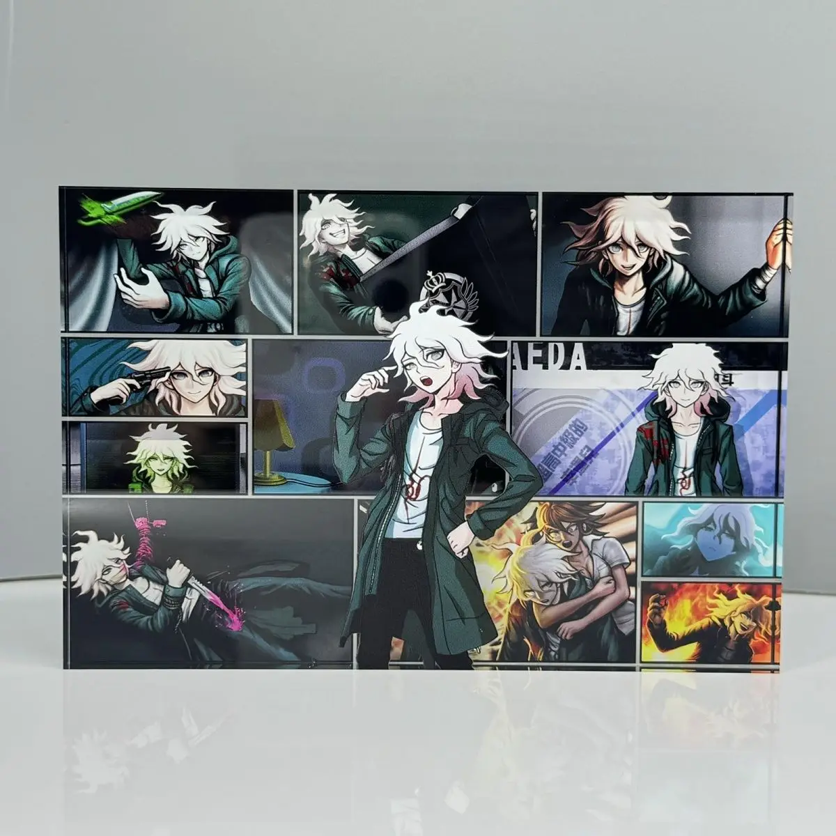 Аниме игра Danganronpa Nagito Komaeda косплей стоячий знак орнамент аксессуары акриловая