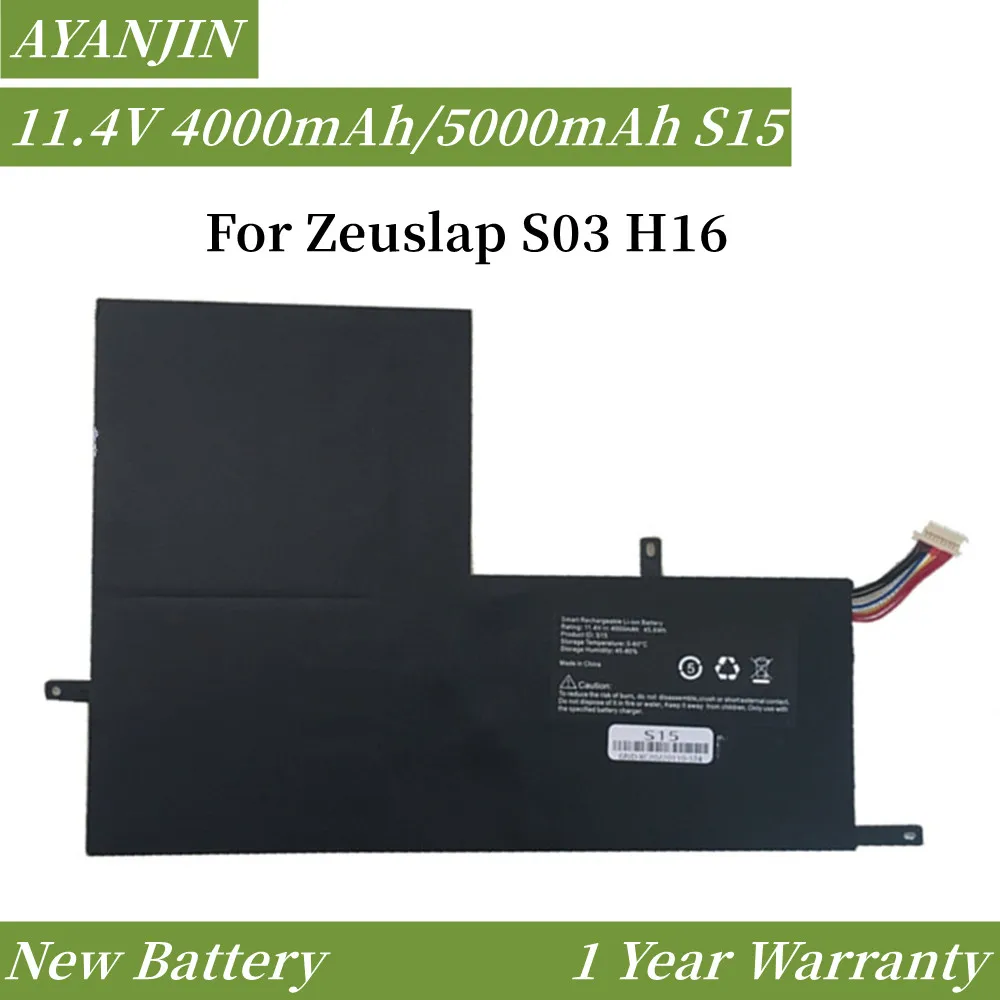 S15 для Zeuslap S03 H16 i7 новый аккумулятор ноутбука Domeskin X7 Plus HaoGeely A 11 4 В 4000 мАч/5000 мАч
