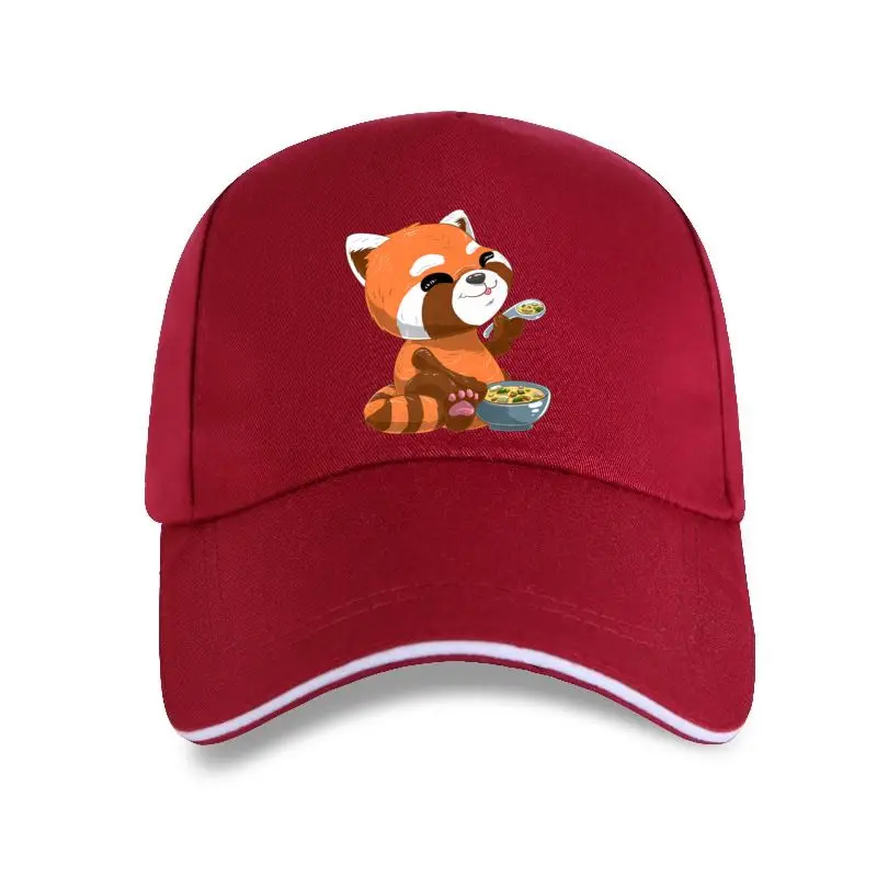 

2022 Cap Hat Cute Japanese Red Panda Bear Miso Soup Premium Black Baseball Cap M-Xxxl Custom Screen Printed