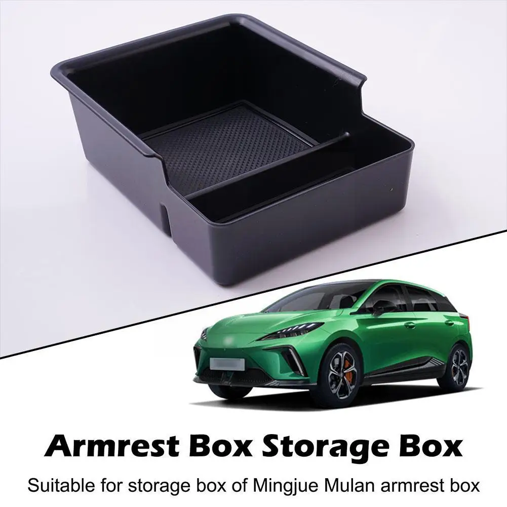 

Car Central Armrest Storage Box For MG 4 MG4 EV EH32 MuLan 2022 2023 2024 Center Console Organizer Containers Tray Accessor F4S1