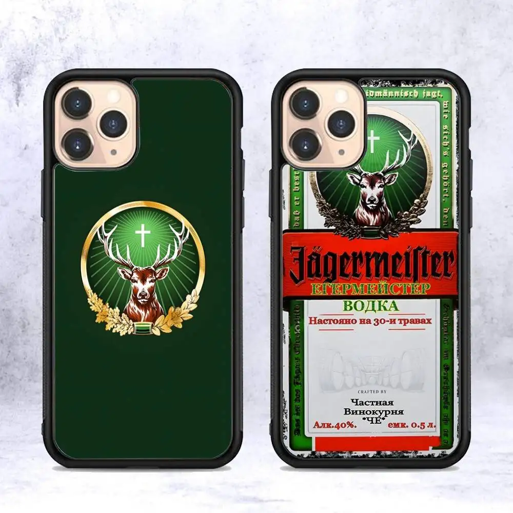 Фото Популярный чехол для телефона J-Jagermeisters для iphone 11, 12, 13, 14, 15, 16, 17 Pro Max Plus, жесткий ПК + ТПУ, задняя крышка №2