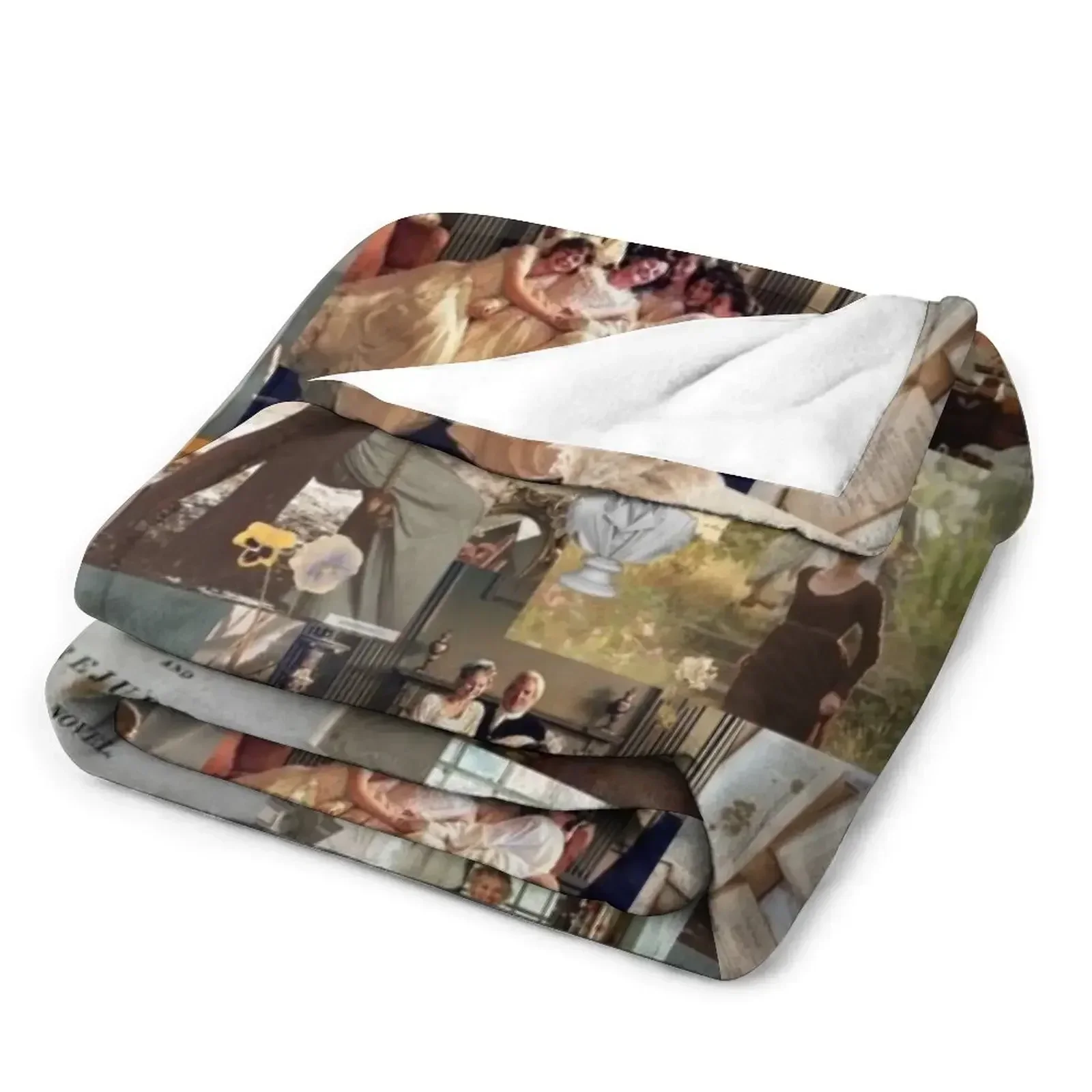 Одеяло с коллажем Гордость и предубеждение декоративное теплое тонкое покрывало