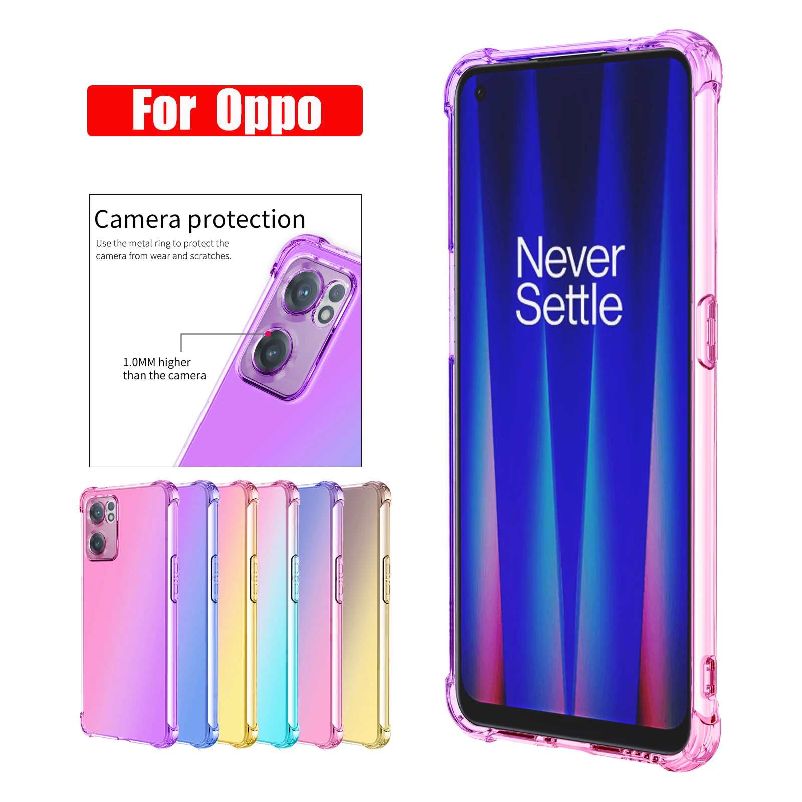 

For Oppo Reno7 4G Case Soft Phone Cover For Oppo Reno7 lite 5 F 4 SE 2 F 2 Z Ace Reno 7 z Reno5 lite Cases Reno 7 Clear Bumper