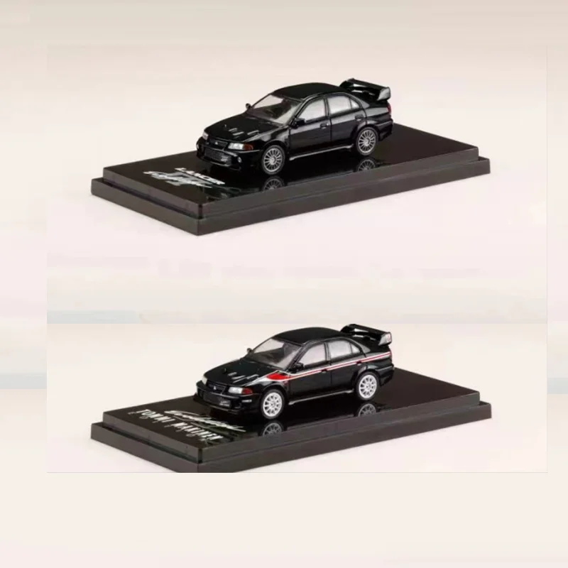 

Хобби Япония 1:64 Mitsubishi Lancer GSR Evolution EVO6 черная модель автомобиля