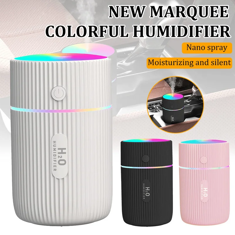 

Portable 220ML Humidifier USB Ultrasonic Dazzle Cup Aroma Diffuser Cool Mist Maker Air Humidifier Purifier with Romantic Light