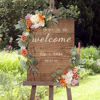 wedding welcome card arch decoration birthday party supplies decoration flower simulation flower floral photography decoration