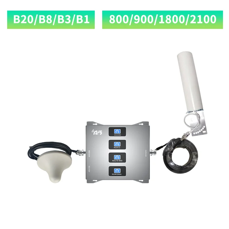 Усилитель сигнала сотовой связи GSM 2G/3G/4G 800-2100 МГц