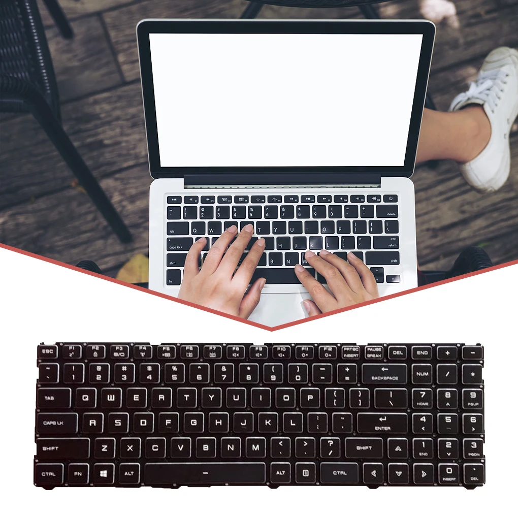 

Клавиатура для ноутбука с подсветкой, запасная часть, Входное оборудование, игровая клавиатура, клавиатура, замена для Z3 US макет