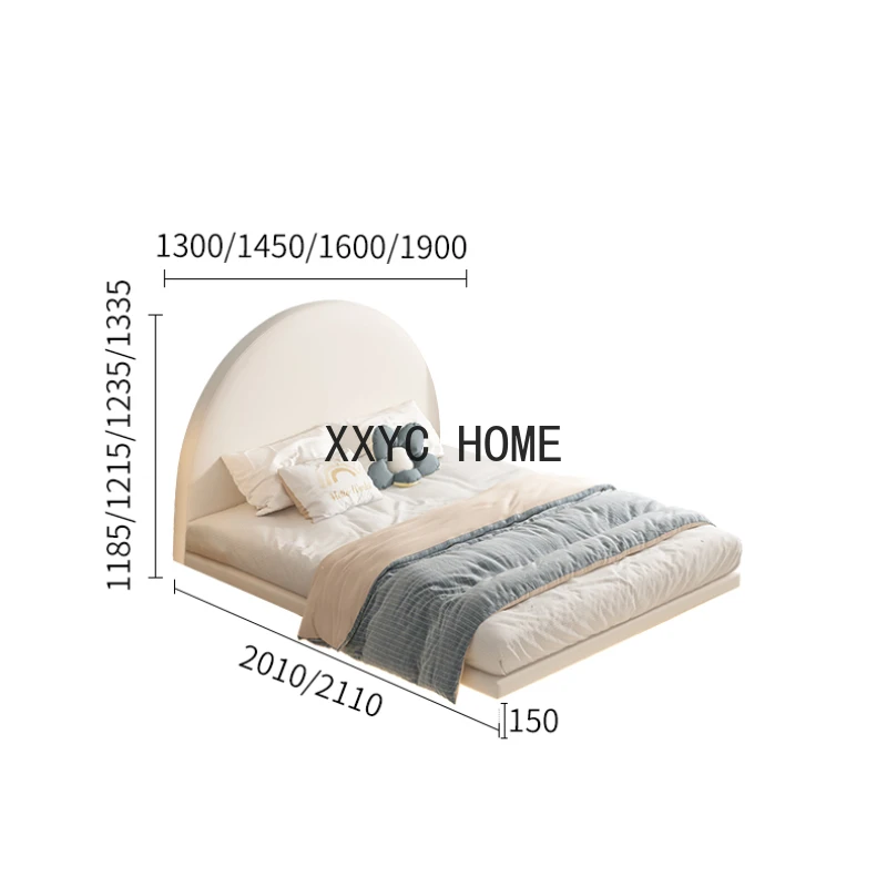 Оригинальная детская кровать для девочек североевропейская полукруглая мягкая