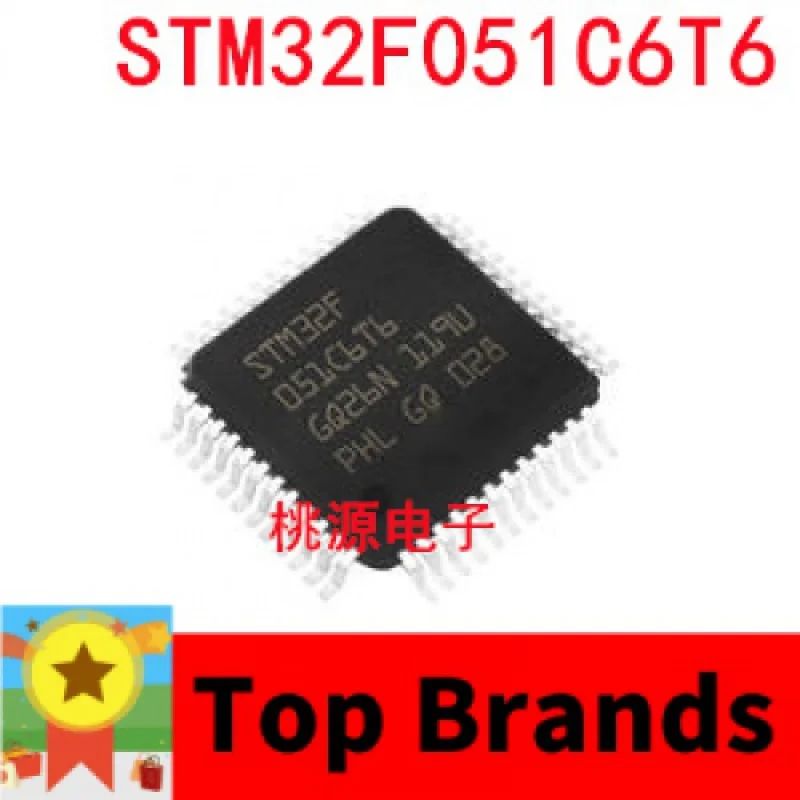 

Оригинальный чипсет STM32F051C6T6 LQFP48 IC, 1-10 шт.