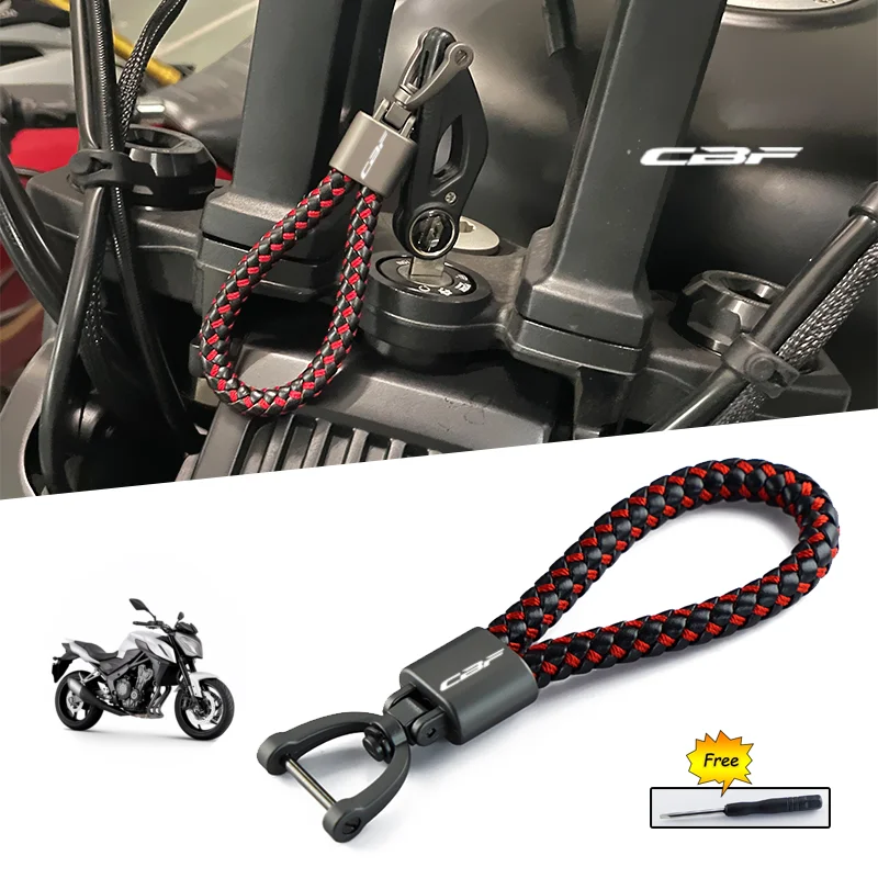 

For Honda CBF CBF125 CBF190R CBF500 CBF600 CBF1000 Motorcycle High Quality Accessories Keyring Zinc Alloy Keychain Custom Logo
