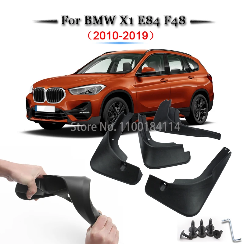 

For BMW X1 Car Mud Flaps Splash Guard Mudguard Mudflaps 4pcs ABS Fender