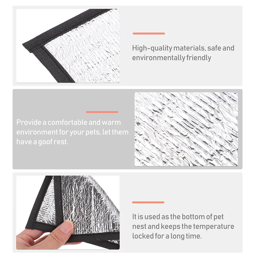 4 шт. аксессуары для черепах грелка коврик животных рептилий под изоляционный бак