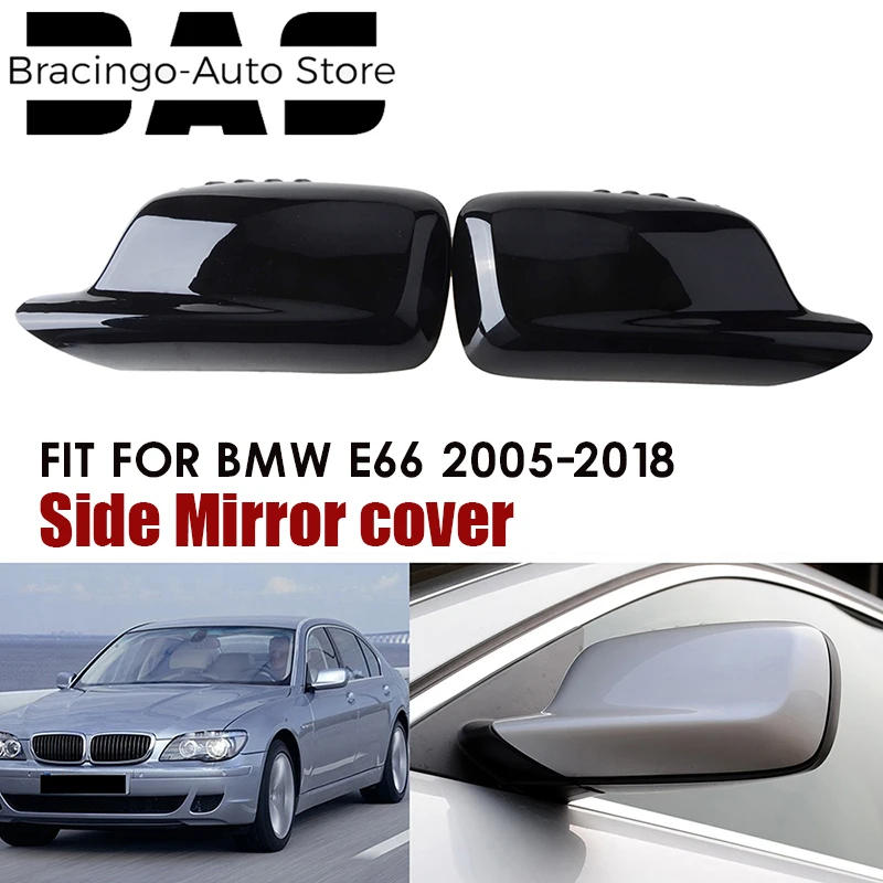Fit For BMW 7 Series E65 E66 2001-2008 E67 2002-2008 E46 Coupe Cabrio Car Wing Side Mirror Cover Trim Rearview Mirror Decor Cap