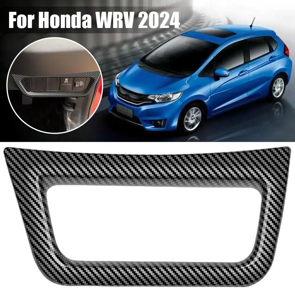 Для Honda WR-V WRV 2024 2025 ABS Black Автомобильные фары аксессуары для интерьера панель