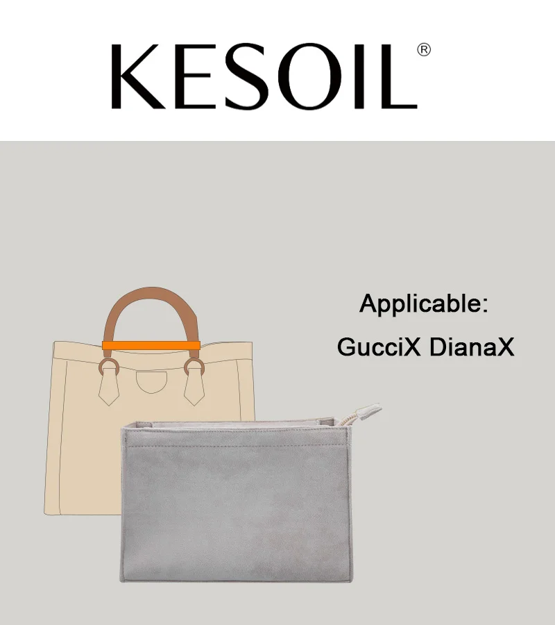 

KESOIL Bag liner, portable storage, sorting, lining, cosmetics compartment, inner bag, bag support, inner cushion accessories