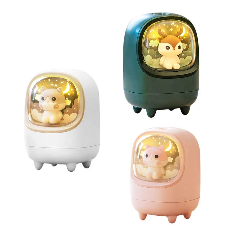 

M23 Creative Cute Pet Space Capsule Humidifier Household USB Air Humidifier Purifier With Sleeping Night Light